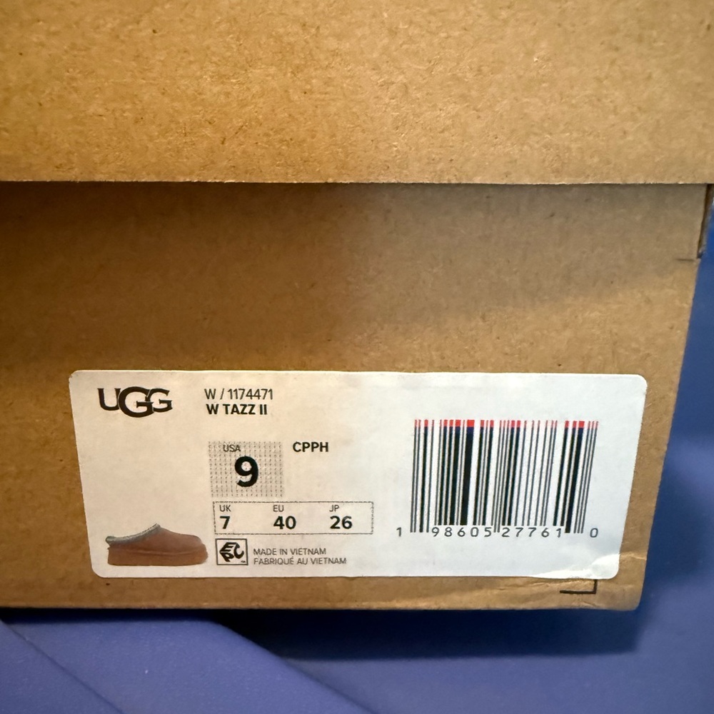 UGG Brown Slip-On Tazz II Clog - Picture 3 of 4